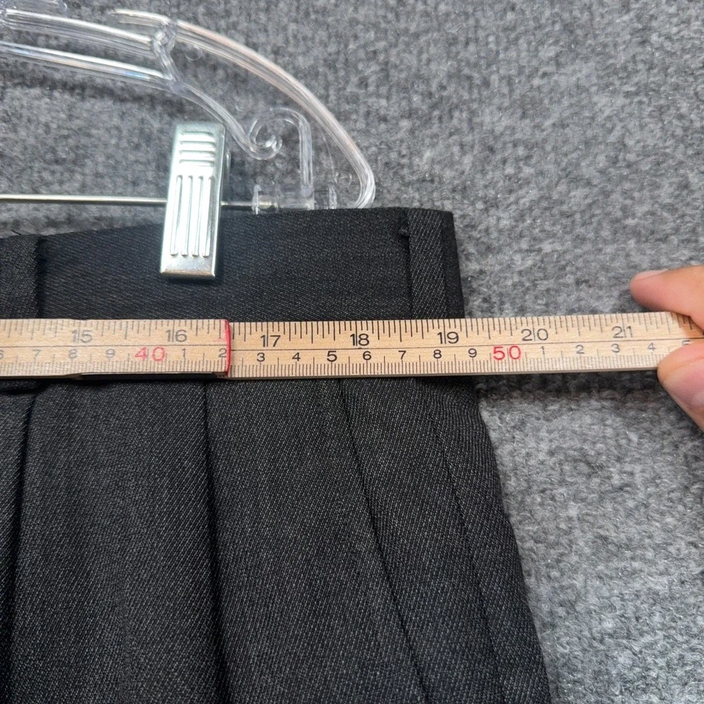 Brooks Brothers Dress Pants Mens 37 Gray Pleated Wool Madison Cuffed Slacks Lux